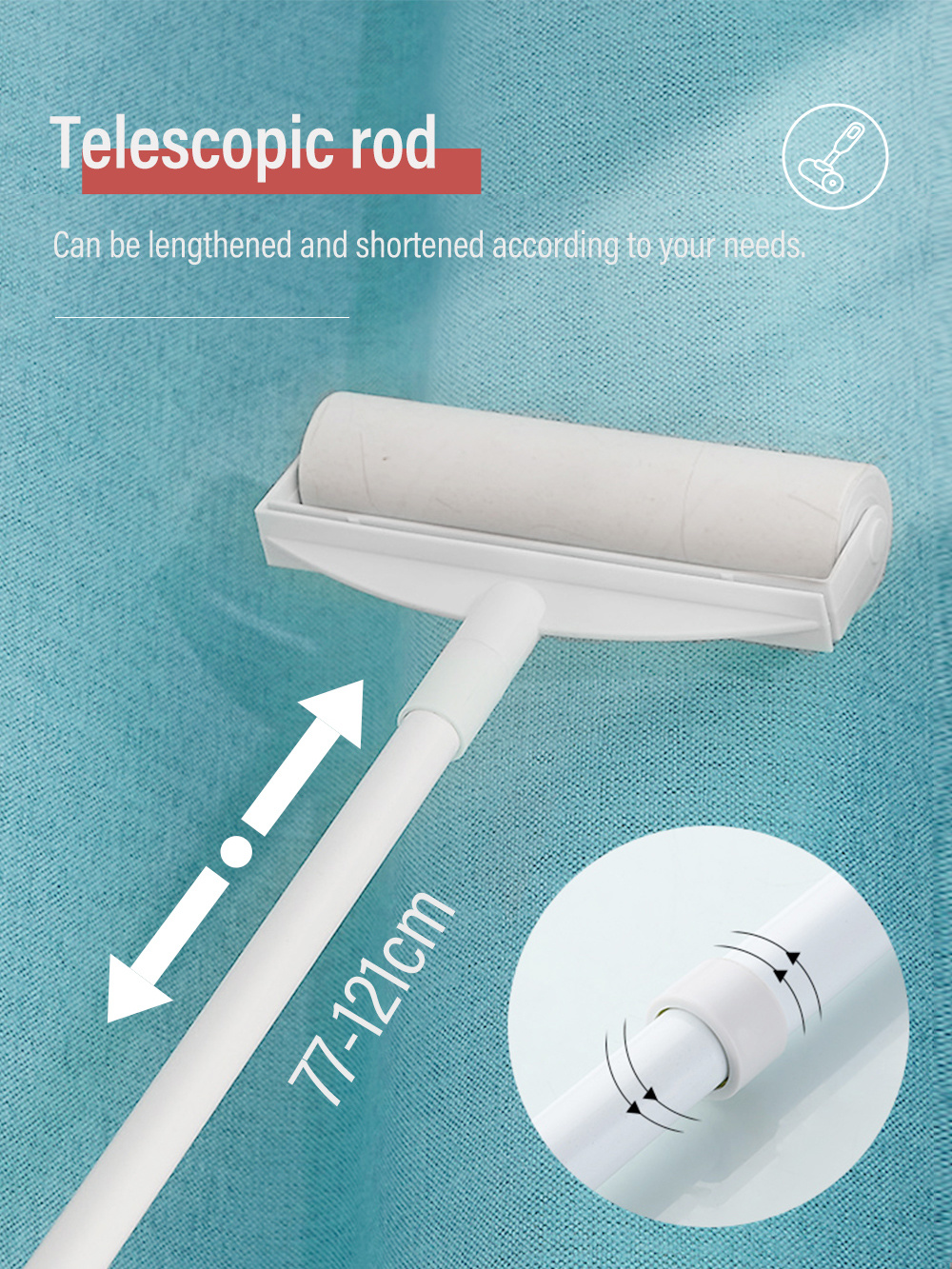 High-end Telescopic Lint Roller-2